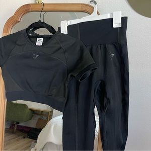 Gymshark Black Set!